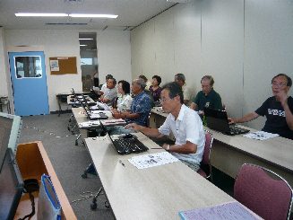 パソコン教室の受講生の皆様